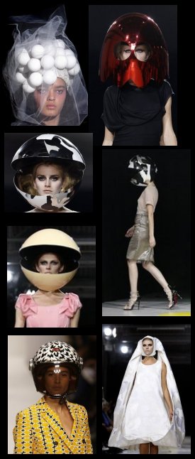 Models display creations from the Spring/Summer 2009 collection as part of London Fashion Week, in London, Tuesday, Sept. 16, 2008.